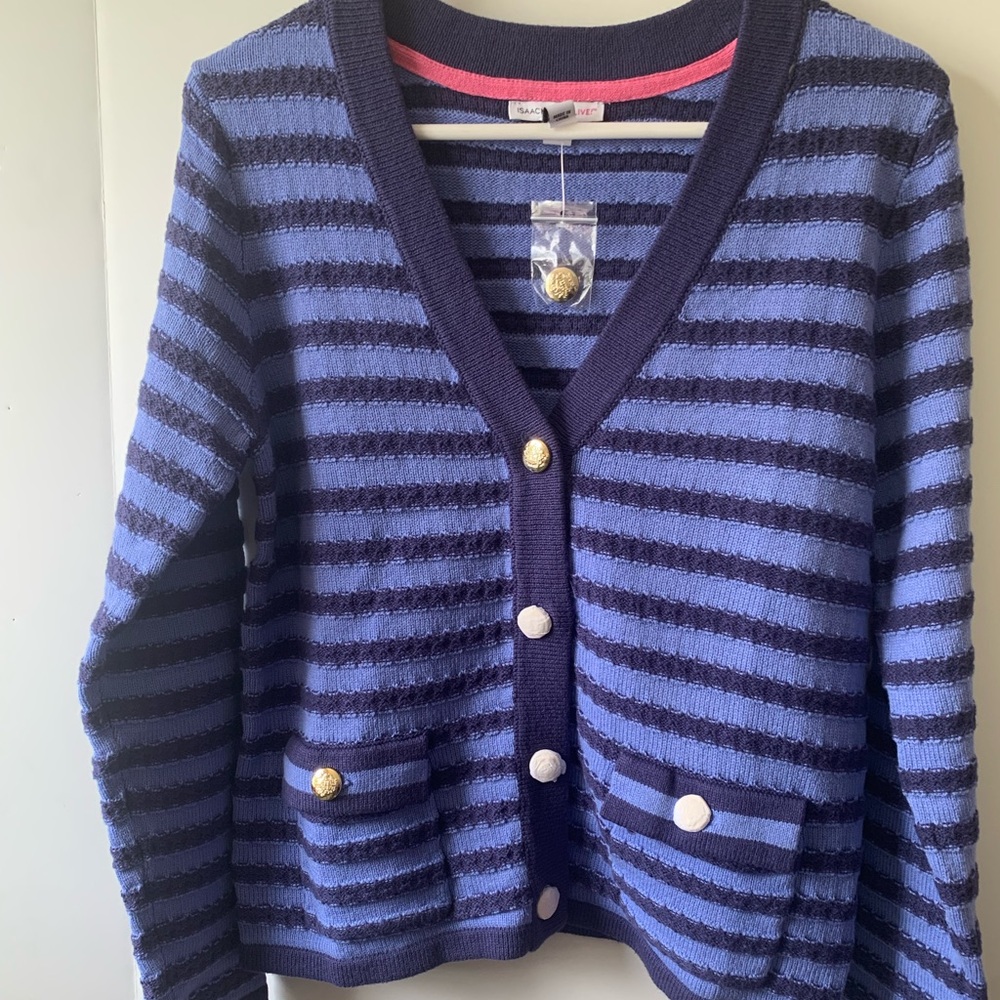 Issac Mczahi cardigan nwt